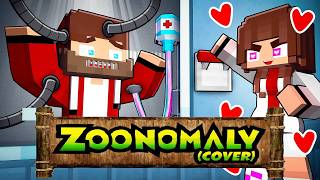 JJ in Crazy LOVE Lab - Maizen Minecraft Animation - Zoonomaly Theme Song ( COVER )