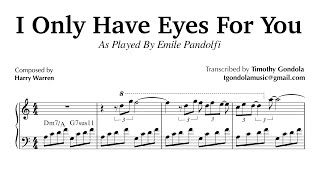 Emile Pandolfi Plays I Only Have Eyes For You