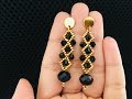 Bicone Earrings || DIY Beaded Earrings