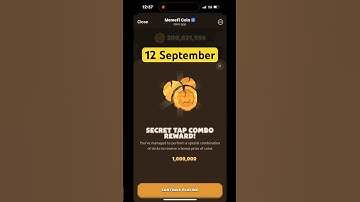 MemeFi YouTube video code today 12 September | MemeFi YouTube video secret code today | #crypto