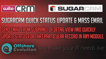 SugarCRM Email From Subpanel and Quick Status Update