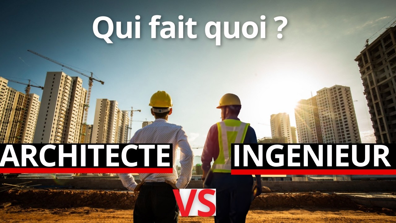 QUELLE EST LA DIFFÉRENCE ENTRE UN ARCHITECTE ET UN  INGÉNIEUR ? (je t'explique tout !)