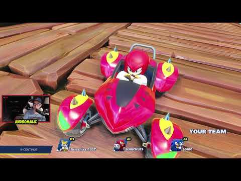 Прохождение Team Sonic Racing - играю за Sonic / Tails / Knuckles #1