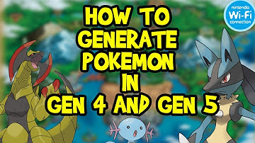 How to generate Pokemon in Gen 4 and Gen 5 in 2020/2021 (after Nintendo WFC shutdown)