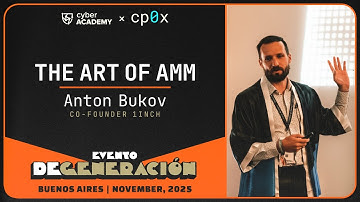 The Art of AMM 🦄 Anton Bukov, co-founder 1inch