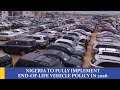 NIGERIA TO FULLY IMPLEMENT END-OF-LIFE VEHICLE POLICY IN 2026