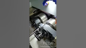 FD-15T thread rolling machine with automatic feeder for processing external thread on rods #machine