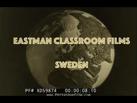 SWEDEN 1930s EASTMAN CLASSROOM FILM STOCKHOLM FILIPSTAD GOTHENBURG SILENT XD59874