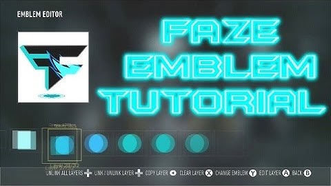 Call Of Duty: Advanced Warfare - FaZe Emblem Tutorial