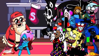 Fnf Santa But All Pibby Characters Sing It Come Learn With Pibby X Fnf