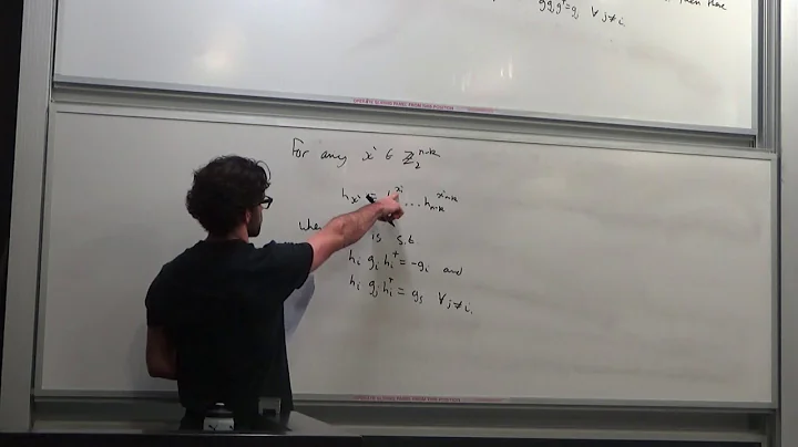 Isaac David Smith - Stabiliser formalism and the toric code