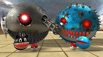 Robot Pacman vs Cartoon Cat vs Ms Pacman vs Scary Pacman X88