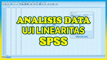 TUTORIAL SPSS : UJI LINEARITAS SPSS ‼️