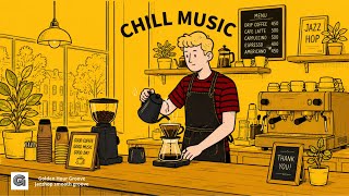 【Playlist】Golden Hour Cafe ☕ Smooth Jazzhop | Coffee & Chill ｜jazzhop・groove・laid-back