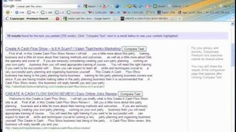 Avoid Duplicate Content, Free Checker Tool