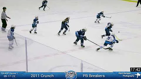 SAHOF Game 1 - Crunch vs Breakers
