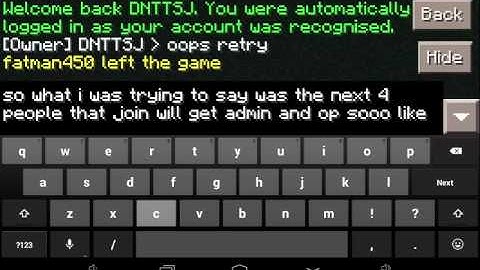 My awesome leet server for 0.13.1