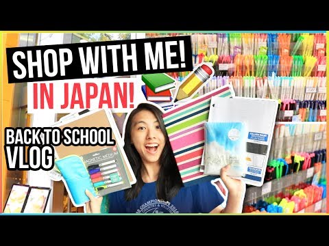 ✏️back to school supplies SHOPPING VLOG… IN JAPAN!🇯🇵 