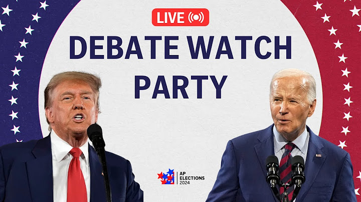 LIVE: Biden and Trump presidential debate watch party
