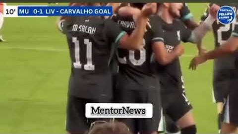 Manchester United 0-3 Liverpool | All The Goals And Match Highlights | 2024 Friendly Match #football