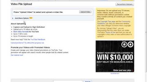 YouTube auto shares to Facebook and Twitter