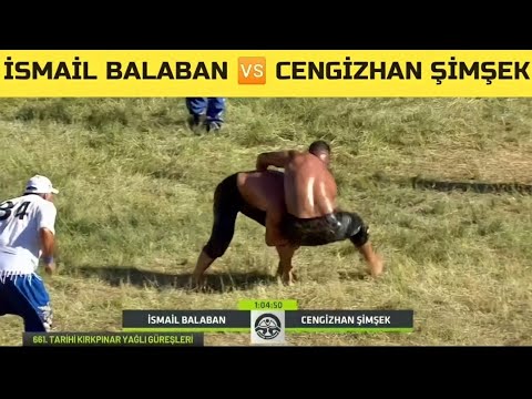 İsmail Balaban & Cengizhan Şimşek Yarı Final Güreşi | Edirne Kırkpınar Yağlı Güreşleri