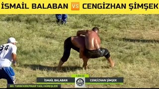 İsmail Balaban & Cengizhan Şimşek Yarı Final Güreşi Edirne Kırkpınar Yağlı Güreşleri