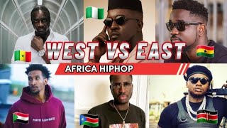 WEST VS EAST AFRICA HIPHOP 🤯🥶 #africanhiphop #africanmusic #fyp