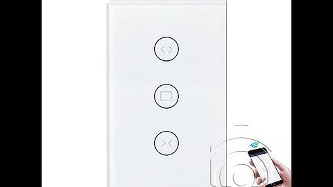 Công Tắc Điều Khiển Rèm Cửa Cửa Cuốn Đảo Chiều Động Cơ Wifi SmartHomePlus CS1