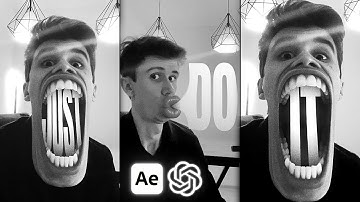 ChatGPT + Adobe After Effects: Face Warp Animation