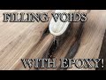 How to fill cracks and voids with epoxy resin