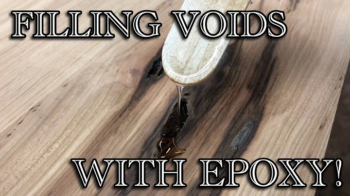How to fill cracks and voids with epoxy resin