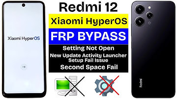 Redmi 12 Google/Frp Bypass Without Pc | Xiaomi HyperOS Redmi 12 5G Google Account Bypass 2025
