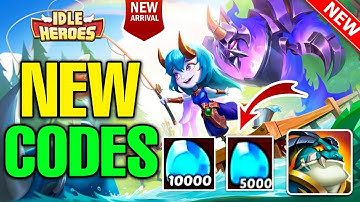 NEW IDLE HEROES REDEEM CODES 2022 - CODE IDLE HEROES - IDLE HEROES CODES 2022!!