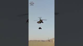 My 3D Printed Mi-24 Gunship RC helicopter carrying a Tank in Flight