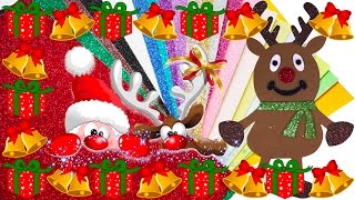 DIY How to Create Christmas Decoration Glitter Reindeer?