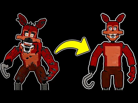 ПОЧИНИЛ ВСЕХ КОШМАРНЫХ АНИМАТРОНИКОВ ФНАФ МАЙНКРАФТ fnaf minecraft