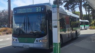 [All Curtin Done] Transperth Bus Route No. 33 (TP1377) Curtin Central BS to Elizabeth Quay BS