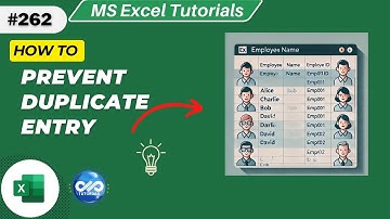 ✅ How to Prevent Duplicate Entries in Excel | Data Validation Tips & Tricks