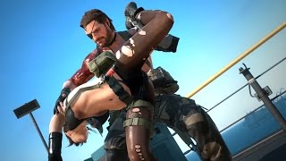 Metal Gear Solid V The Phantom Pain - Snake Vs Quiet Cqc Cutscene