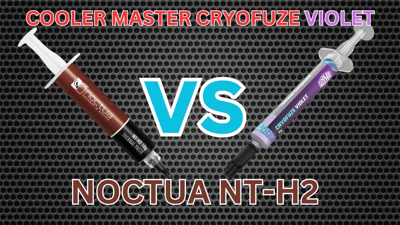 Cooler Master Mastergel Pro Vs Noctua Nt H1 Cooler Master Cryofuze Violet VS Noctua NT-H2 Thermal Pastes. - YouTube