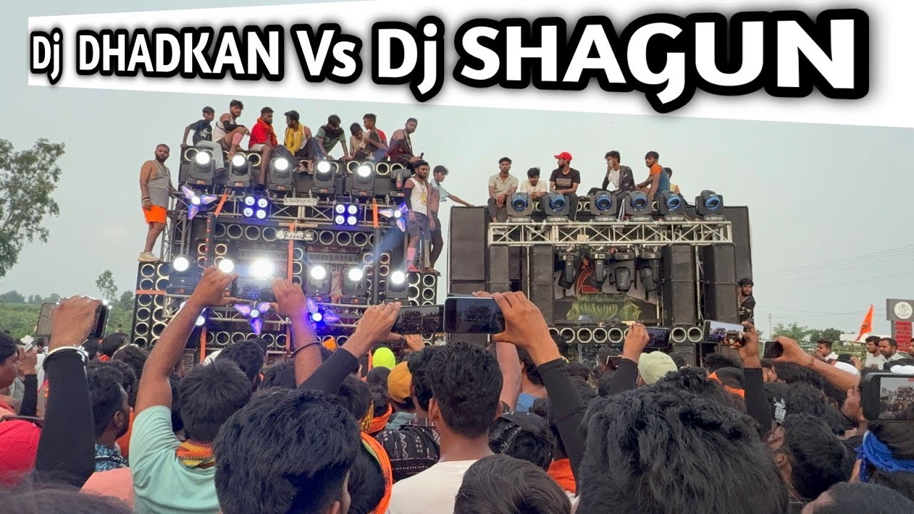 Dj Shagun Kithore Vs Dj Dhadkan Competition l दोनों Meerut के शेर 🦁 एक साथ l Mbd Kawad Yatra 2025