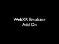 WebXR API Emulator chrome extension