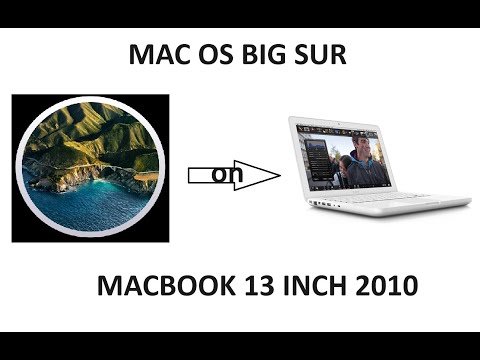 Mac Os Big sur install on 2010 13 inch MacBook using OpenCore
