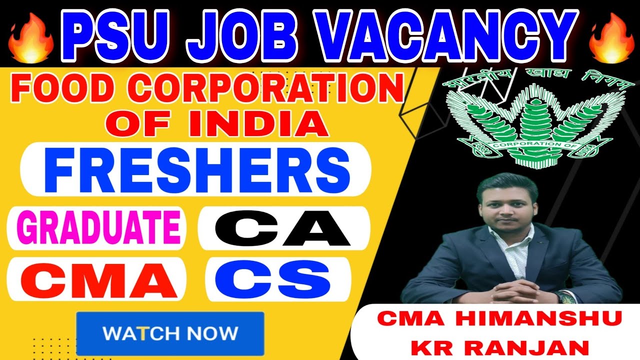 fci-graduate-ca-cma-cs-fresher-food-corporation-of-india