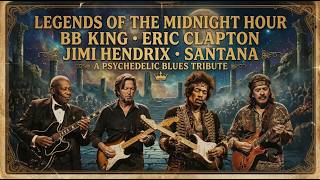 Eric Clapton • B.B. King • Santana • Jimi Hendrix – Slow Blues & Psychedelic Guitar Dreams 🌙🎸