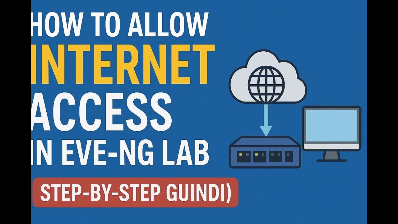 How to Allow Internet in EVE-NG Lab | Step-by-Step Guide (Hindi)