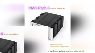 Excellent PASS ALEPH-5 Single-ended Pure Class A 60W*2 Power Amplifier Pure Class A Hi-End Power Amp
