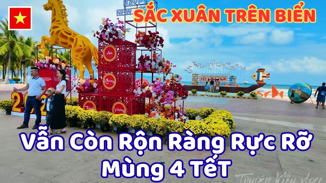 Đi Đà Nẵng Thôi! Biển Mùa Này Quá Đẹp, Sắc Xuân Trên Biển Vẫn Còn Rộn Ràng Rực Rỡ Mùng 4 TếT
