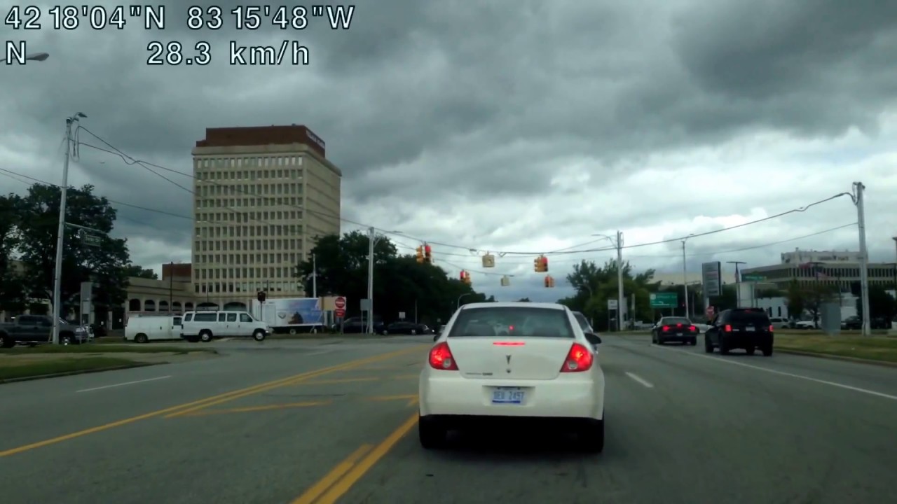 Driving from Dearborn Heights, Michigan to Detroit, Michigan YouTube